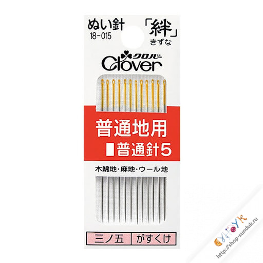 Набор швейных игл Clover Kizuna 18-015 [18-015]