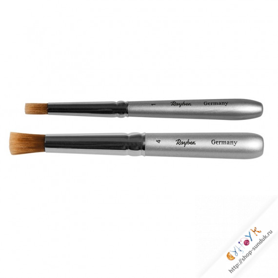 Набор круглых кистей из натуральной щетины [37317000]