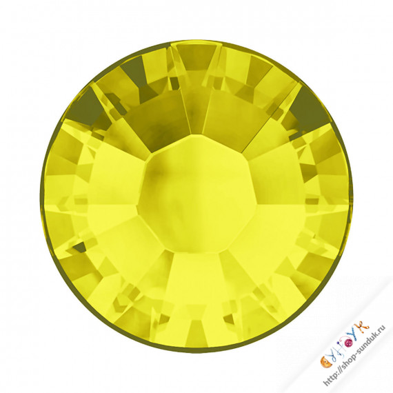 Термостразы SWAROVSKI 2мм 144шт [ss6 Citrine M 2028 HF]