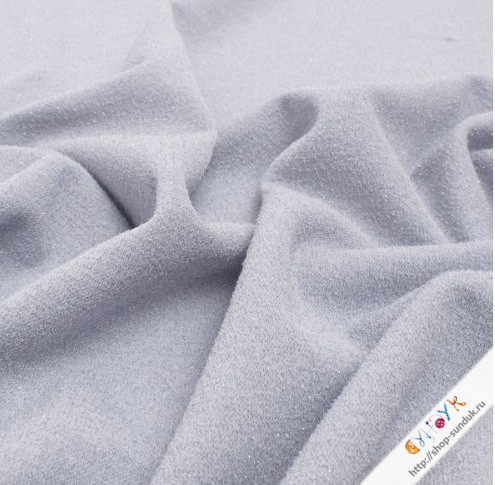 Трикотаж с люрексом голубая сталь [8004833]