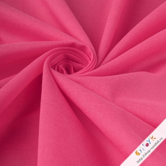 Батист однотонный ярко-розовый [5410-038]