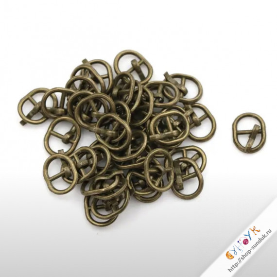 Пряжка 7х10мм бронза [550000795]