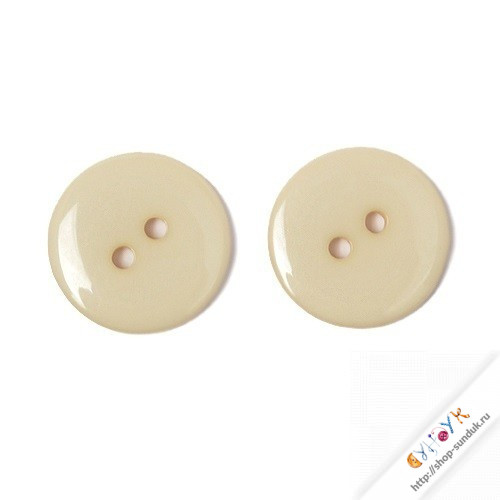 Пуговицы пластиковые бежевые 10мм [16L-291]