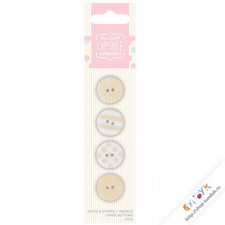 Набор пуговиц "Spots&Stripes Pastels" [PMA354401]