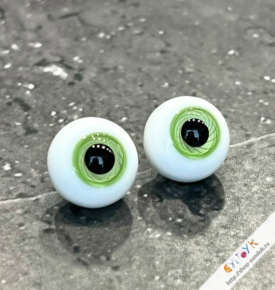 Глаза для кукол стеклянные 12мм [12-16]