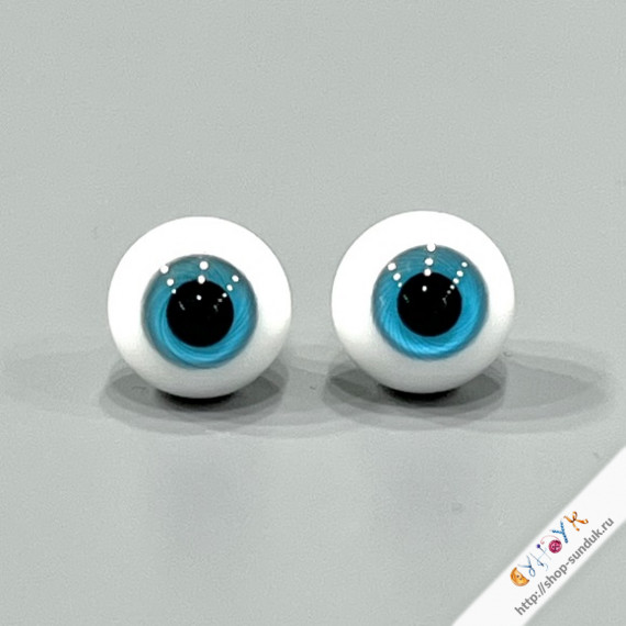 Глаза кукольные стеклянные 10мм [10-02]