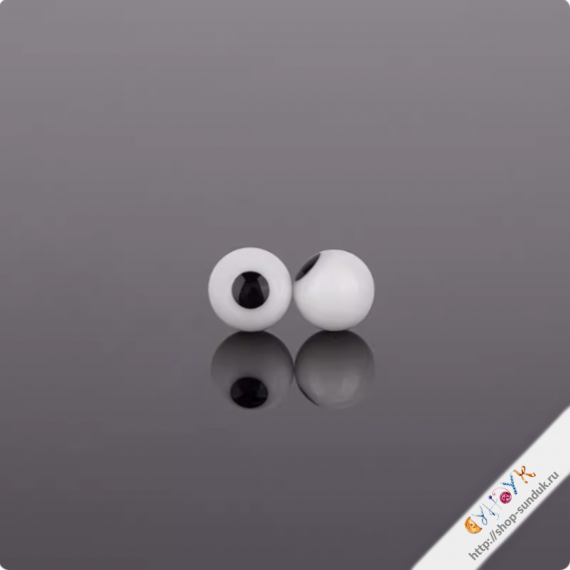 Глаза стеклянные 8-3/3,5мм [08-3/3,5]