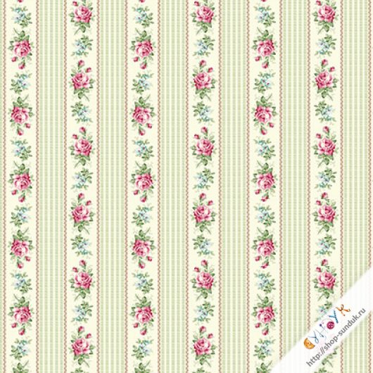 Отрез американского хлопка "RURU BOUQUET" [4522- 859]