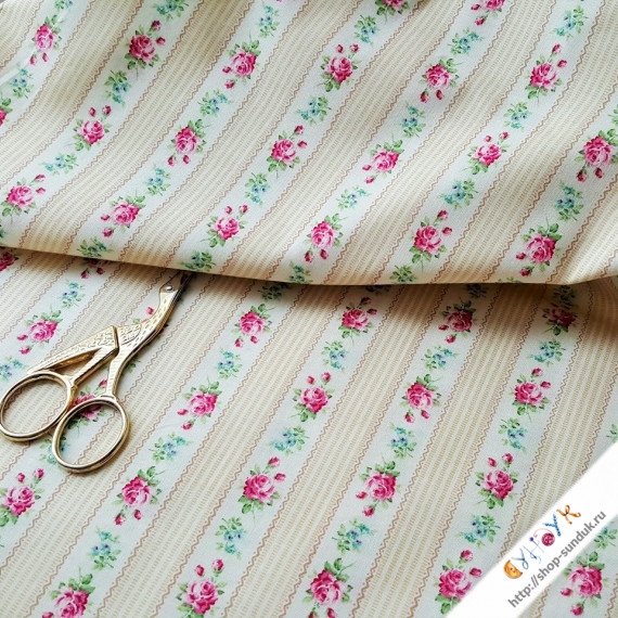 Отрез американского хлопка "RURU BOUQUET" [4522-839]