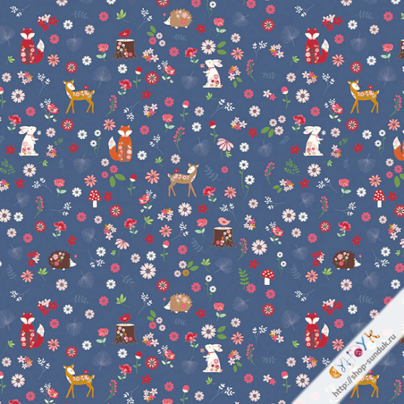 Американский хлопок "Enchanted Meadow" 10см [11551]