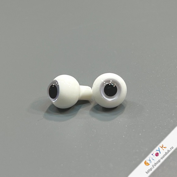 Глаза кукольные стеклянные 8мм [08-09]