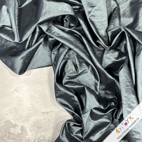 Отрез тафты крэш (сизо-серый) [550-932-025]