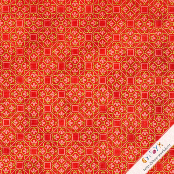 Отрез американского хлопка с золотом "Imperial Collection: Honoka" [21937-99-025]