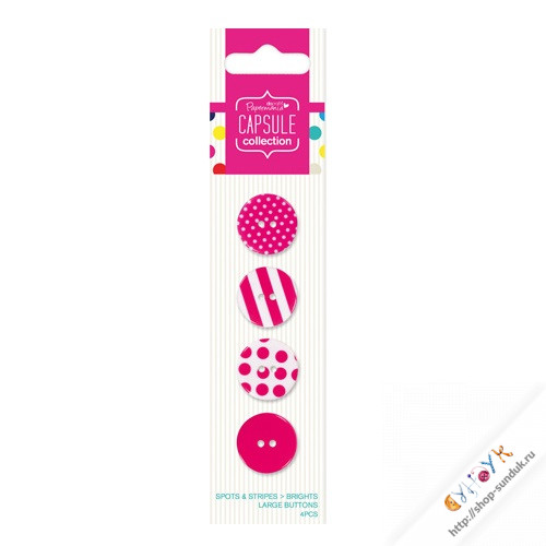 Набор пуговиц "Spots & Stripes Brights" [PMA354406]