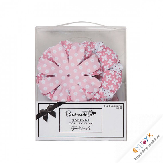Декоративные бумажные цветы "Parkstone Pink" [PMA368100]