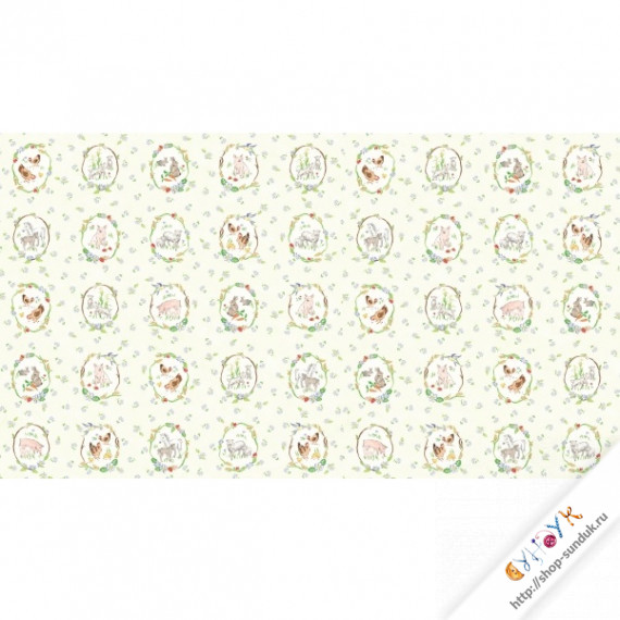 Отрез американского хлопка "COUNTRY DAYS" 0,6м [26621 MUL1]